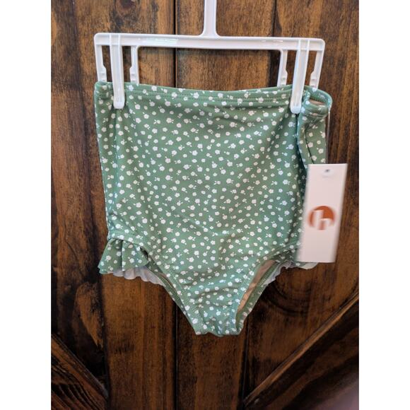 NWT Honey Mark 2-piece Swimsuit Girls Size 4t/5t Long Sleeve Rash Guard - Picture 5 of 6